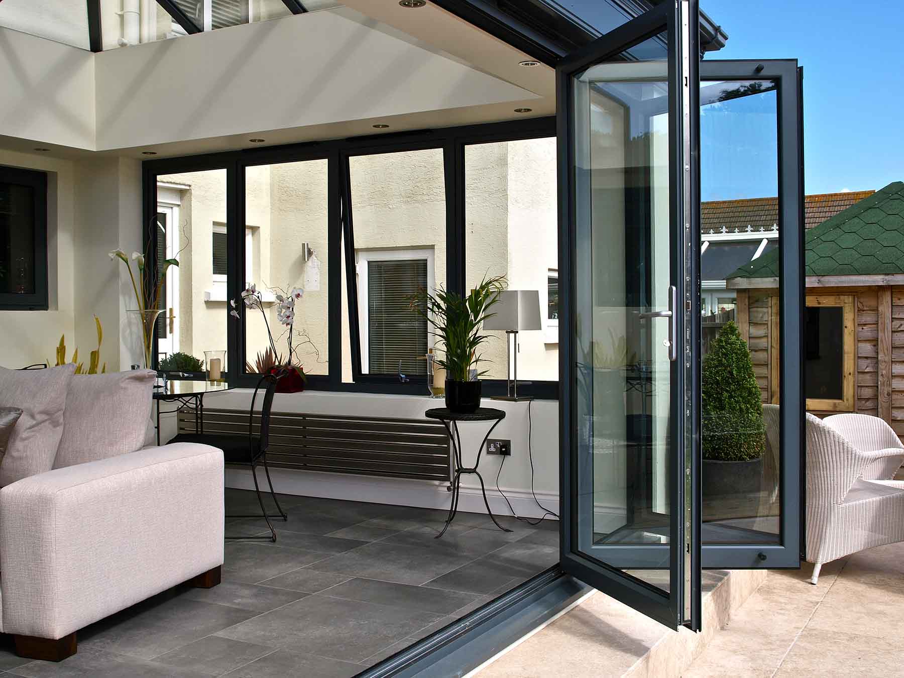 black bifolds