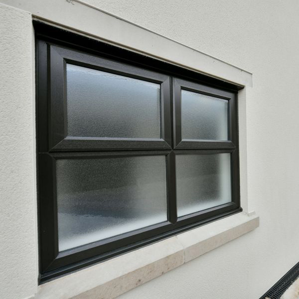 black casement window
