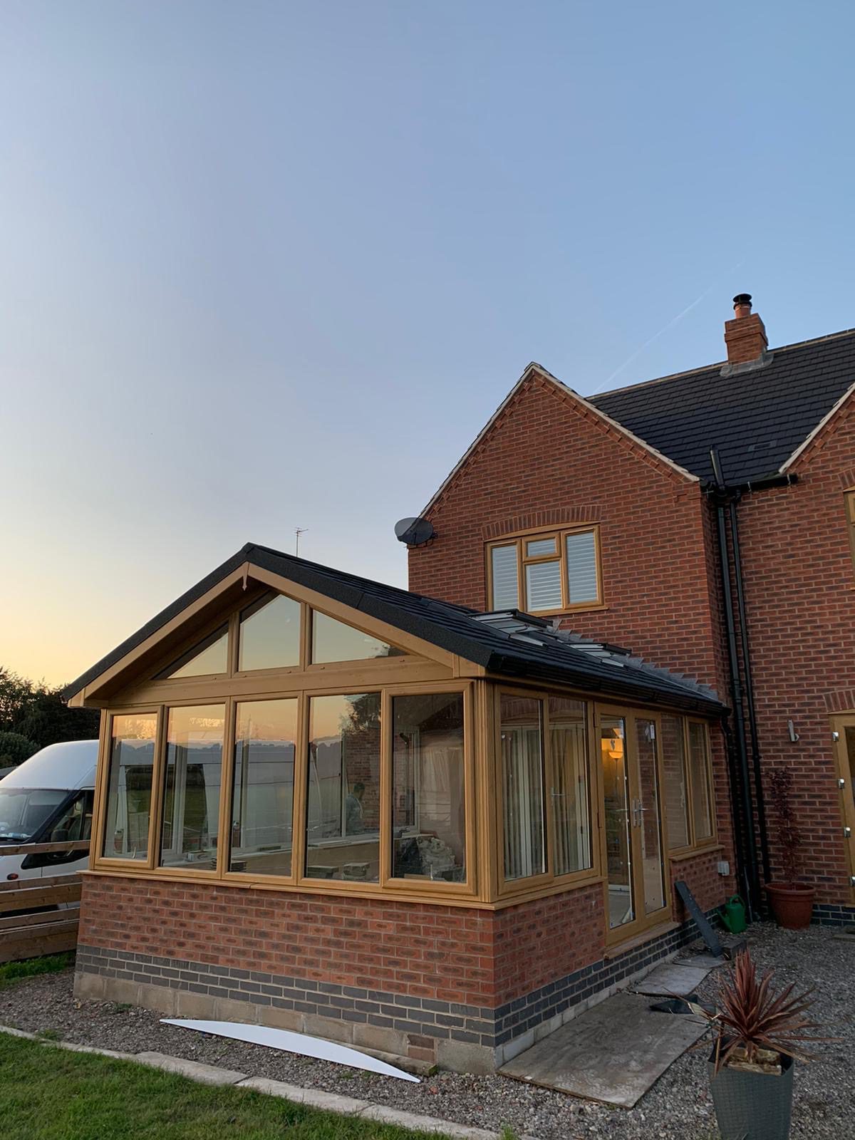 tiled roof conservatory