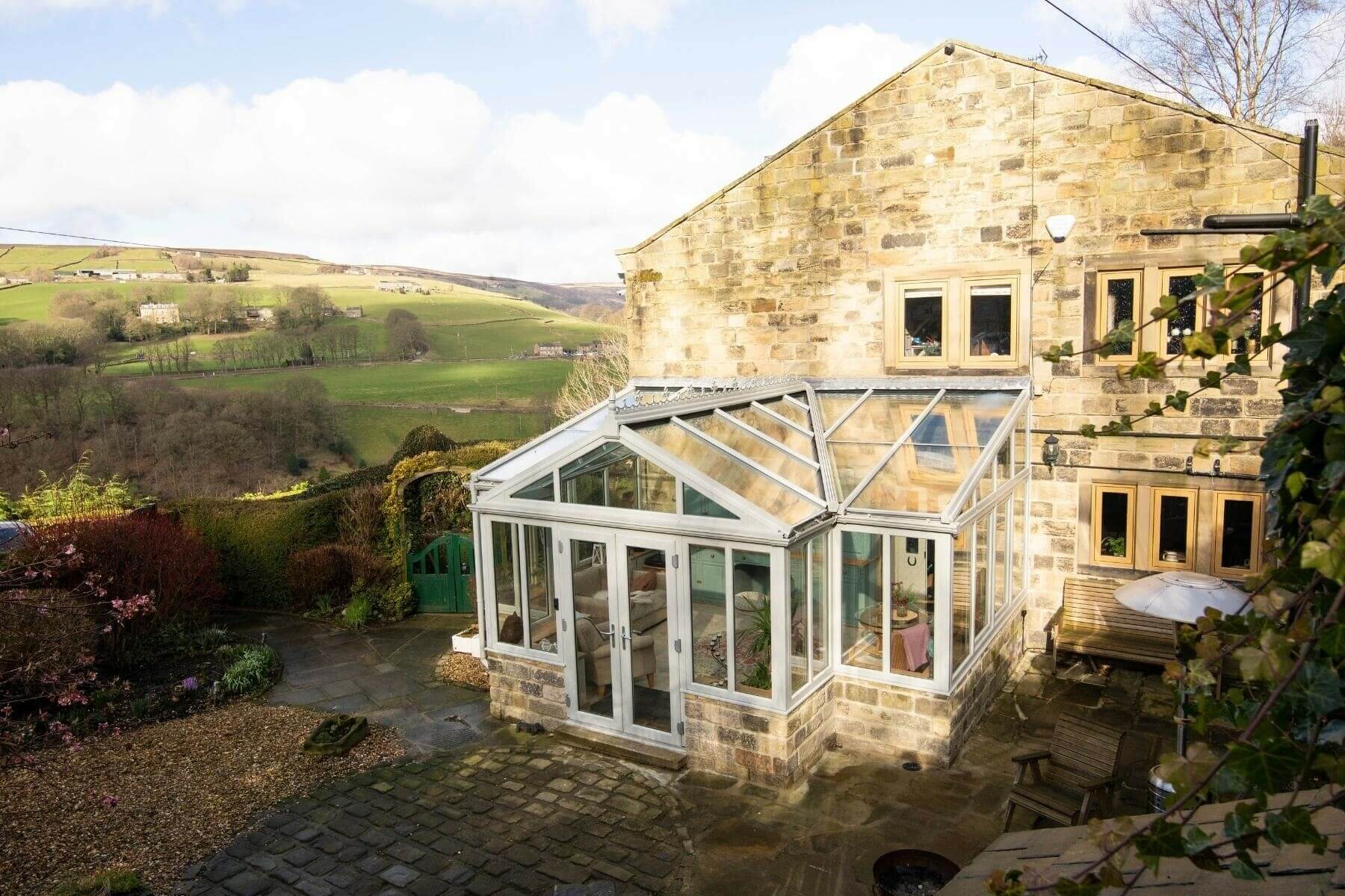 large glass roof