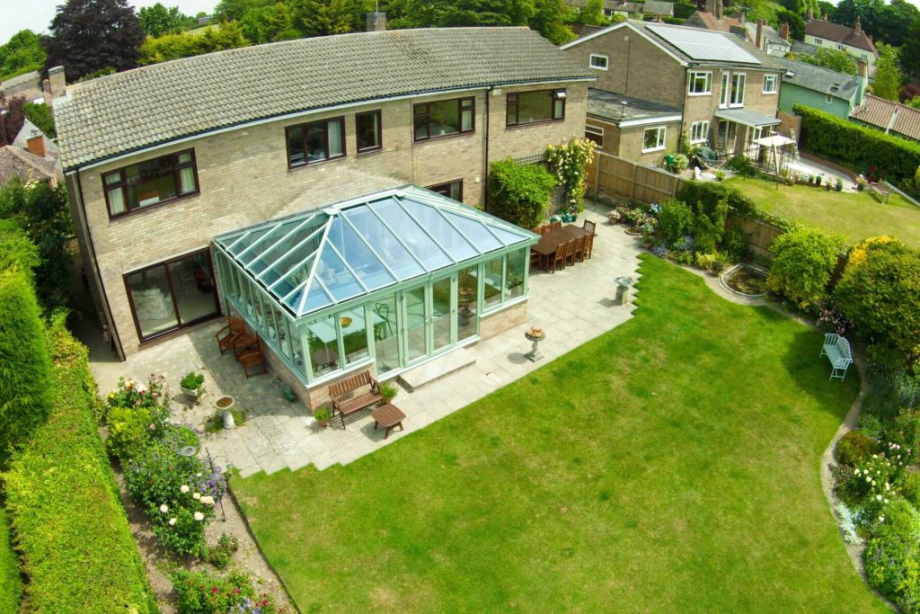 glass roof conservatory