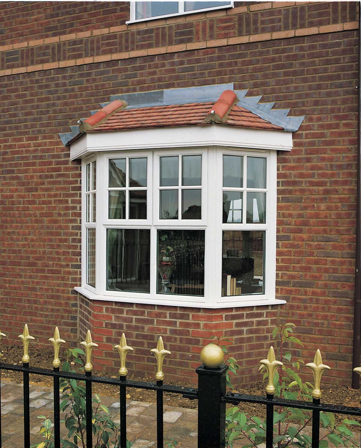 white bay window