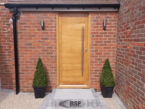 Timber entrance door