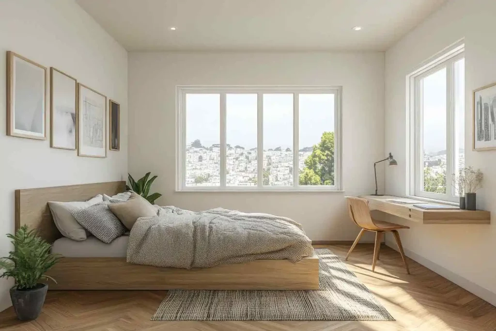 Modern bedroom window design